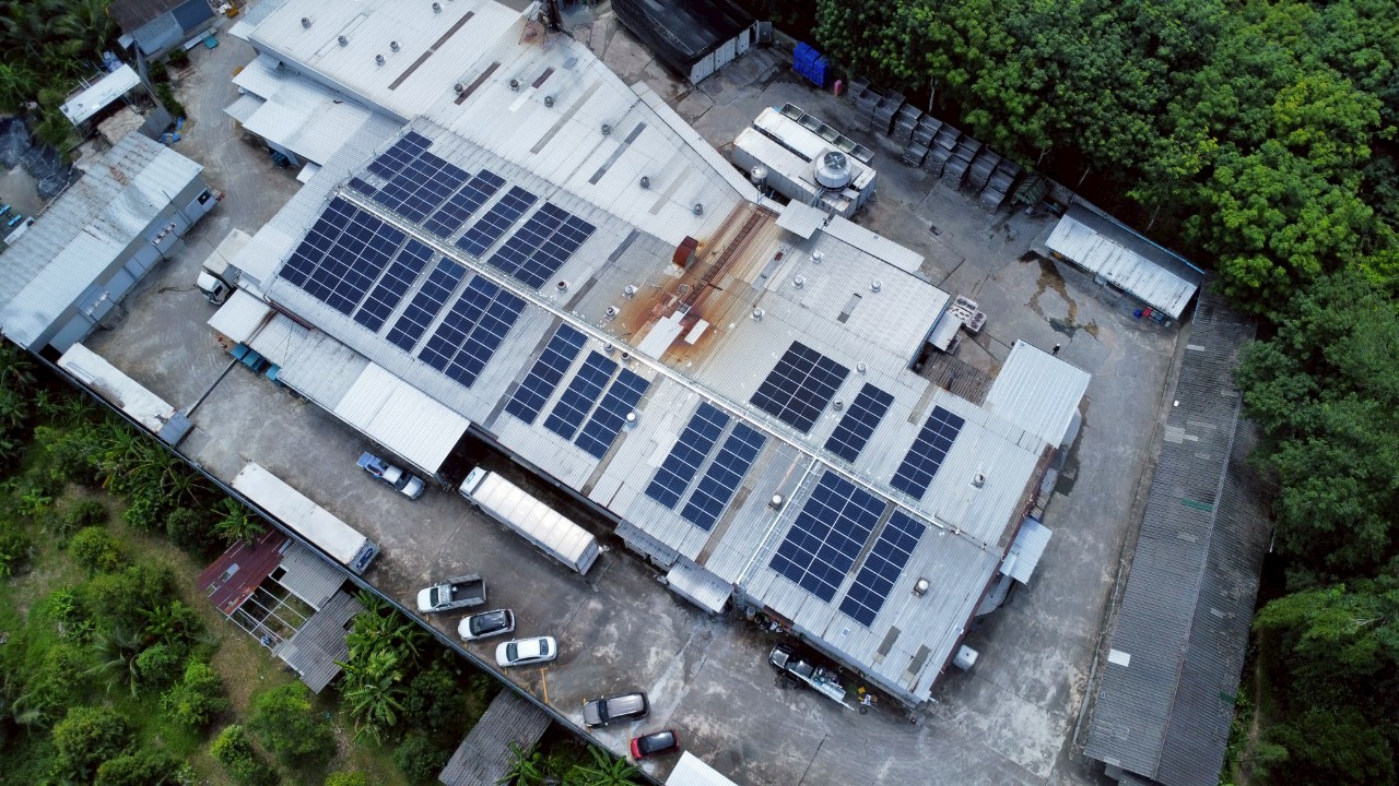 โครงการติดตั้งโซลาร์เซลล์โรงงานอุตสาหกรรม